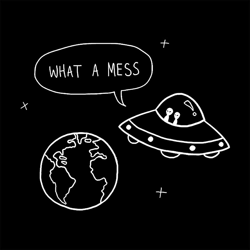 What A Mess Geek Baby Tee