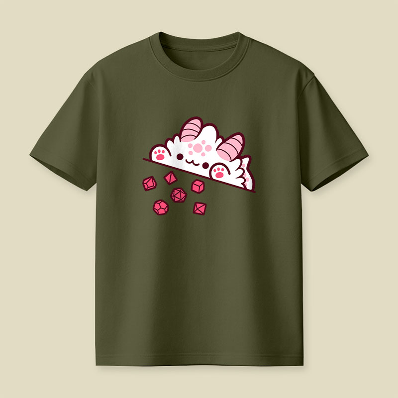 Bongo Cat Dice Playful T-Shirt
