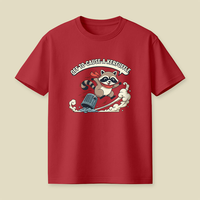 Off To Cause A Kerfuffle Playful T-Shirt