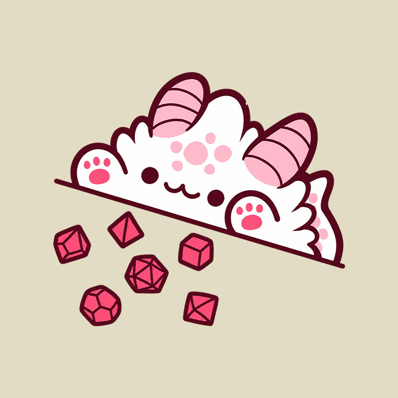 Bongo Cat Dice Playful T-Shirt