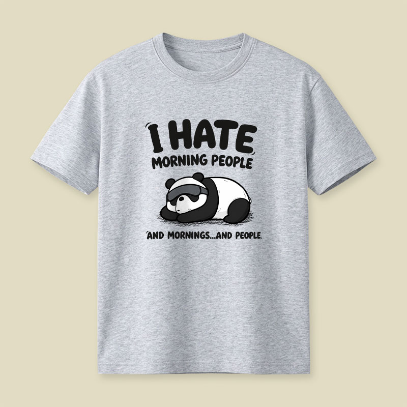 I Hate Morning People Playful T-Shirt