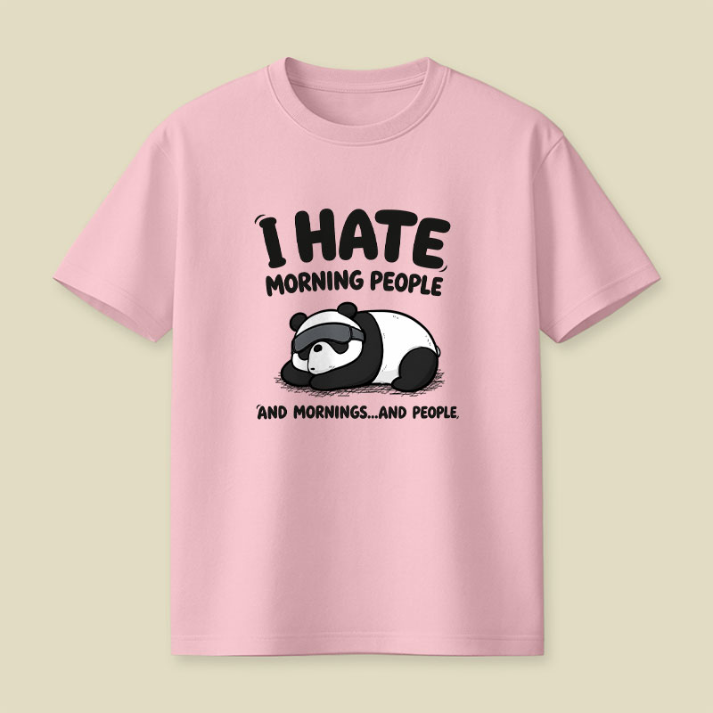 I Hate Morning People Playful T-Shirt