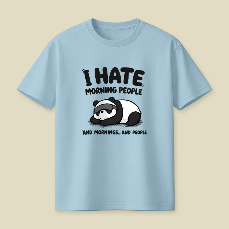 I Hate Morning People Playful T-Shirt