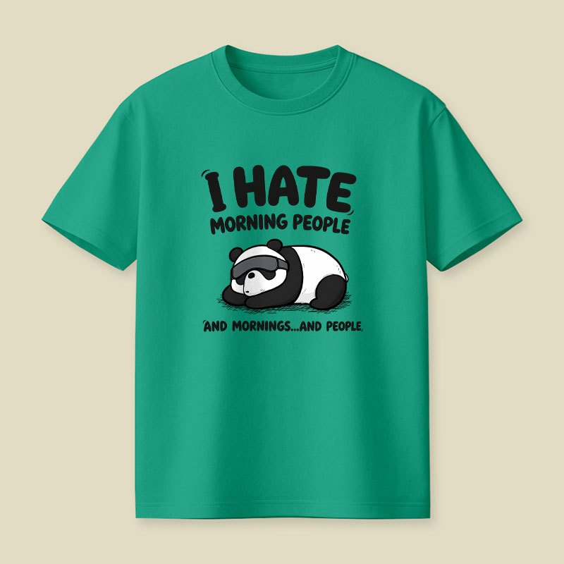 I Hate Morning People Playful T-Shirt