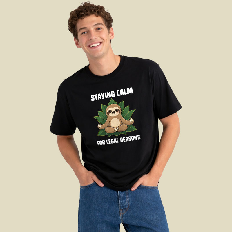 Staying Calm For Legal Reasons Playful T-Shirt