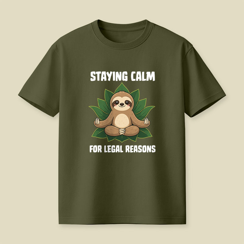 Staying Calm For Legal Reasons Playful T-Shirt