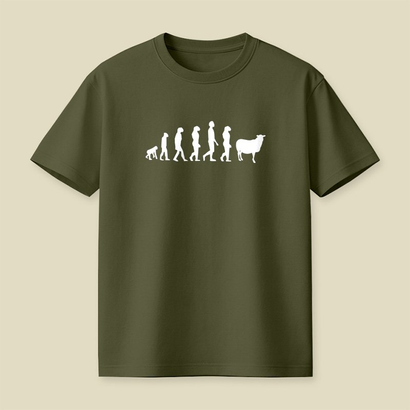 Evolution Of Man Monkey Playful T-Shirt