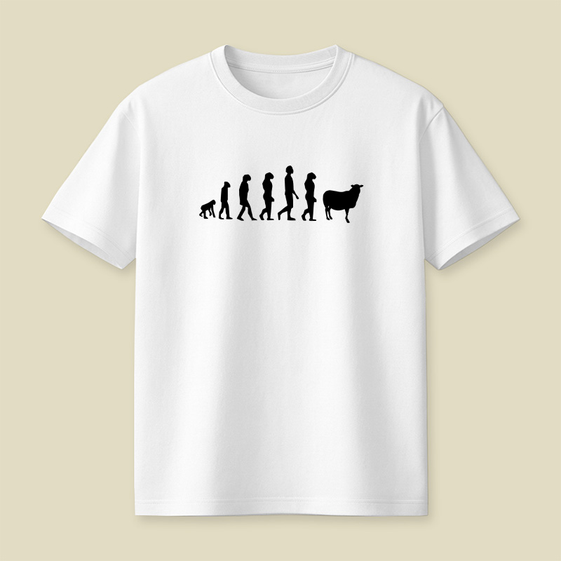 Evolution Of Man Monkey Playful T-Shirt