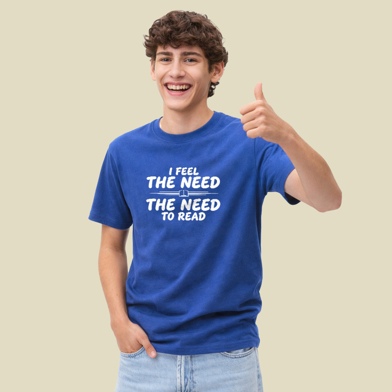 I Feel The Need To Read Playful T-Shirt