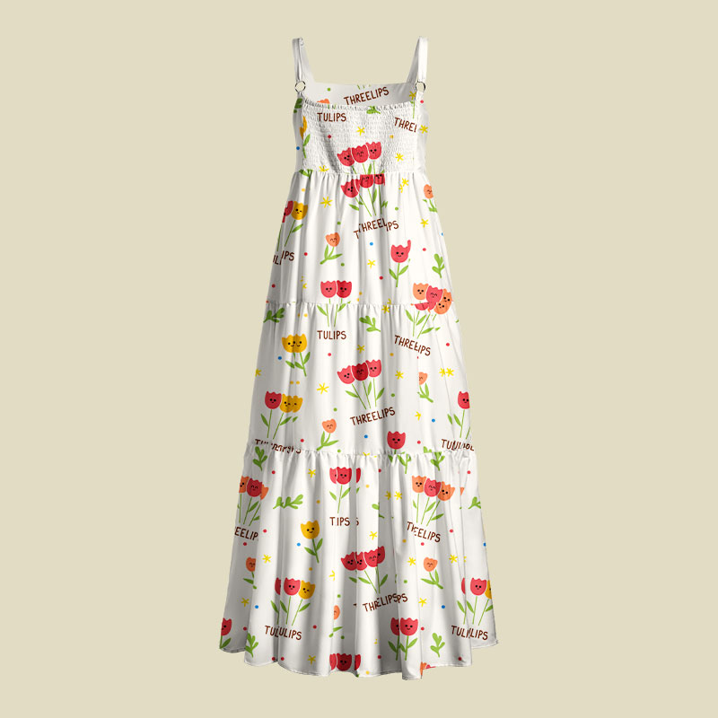 Plant Math Playful Maxi Dress