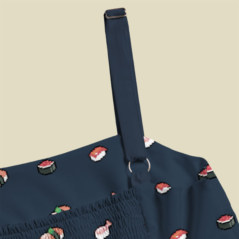 Sushi Vibes Playful Maxi Dress
