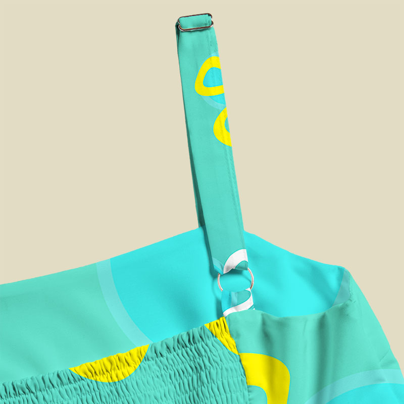 Underwater Beach Playful Maxi Dress