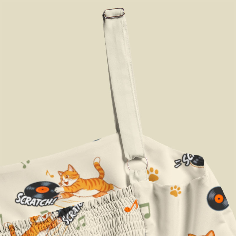 Scrath Cat Music Playful Maxi Dress