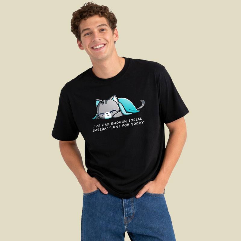 Enough Social Interactions Playful T-Shirt