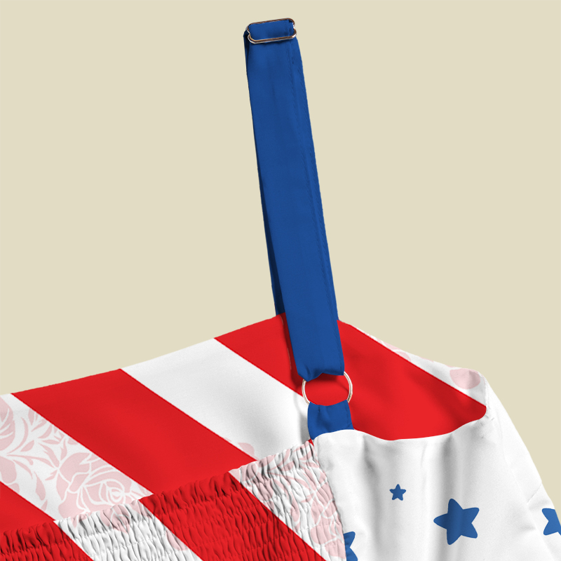 America 250 Patriotic Playful Maxi Dress