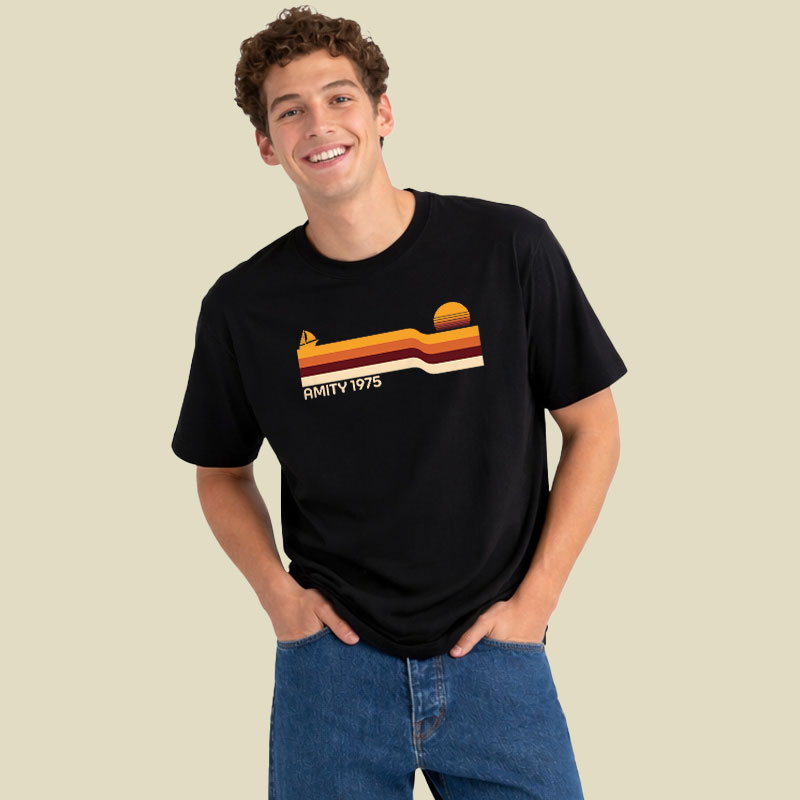 Retro Sunset 1975 Playful T-Shirt