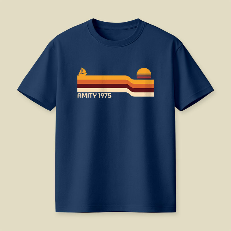 Retro Sunset 1975 Playful T-Shirt