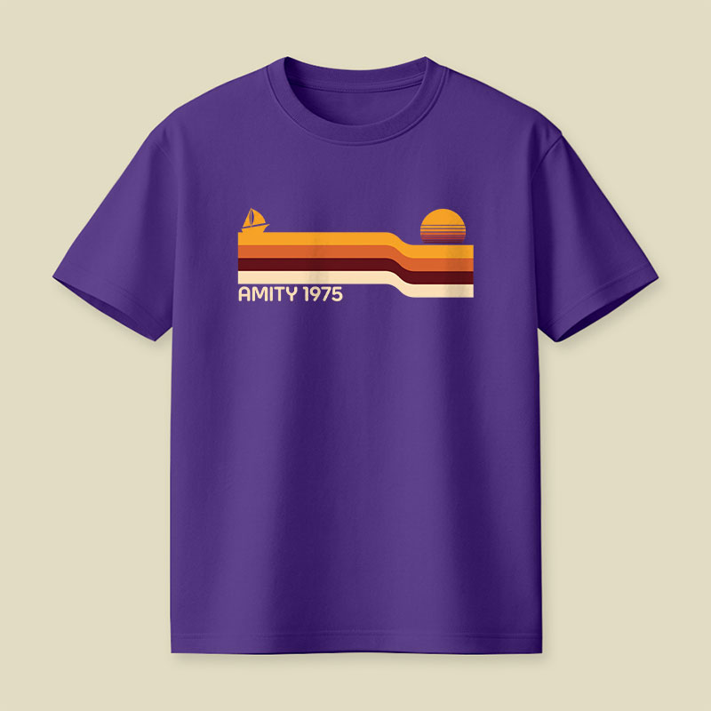 Retro Sunset 1975 Playful T-Shirt