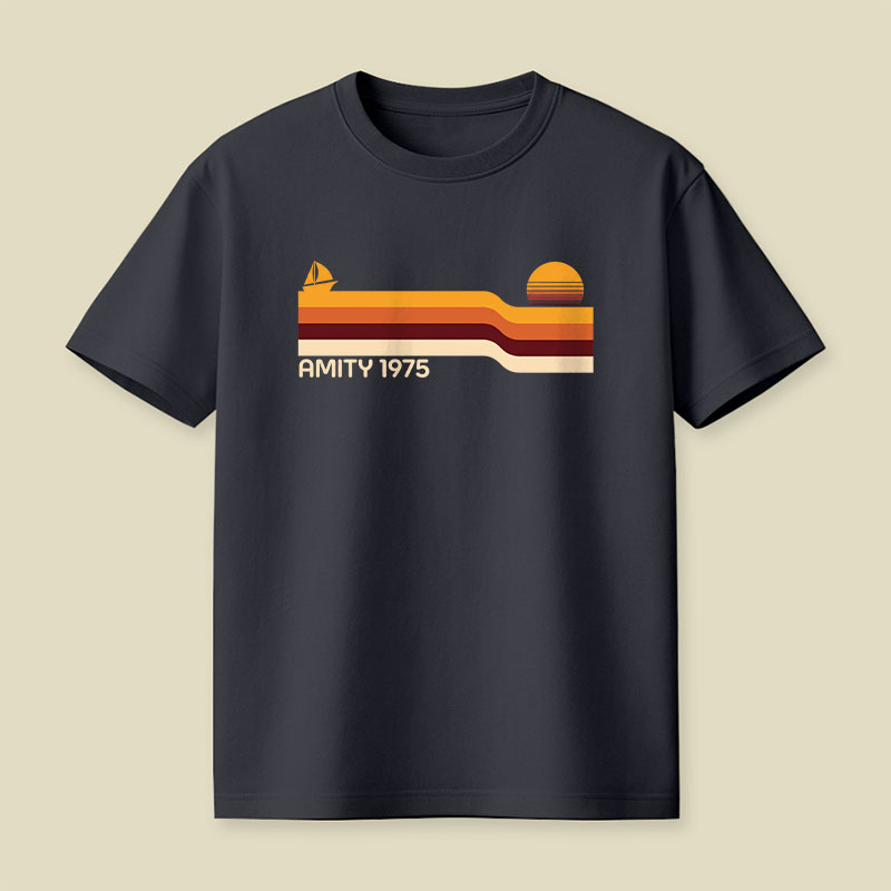 Retro Sunset 1975 Playful T-Shirt