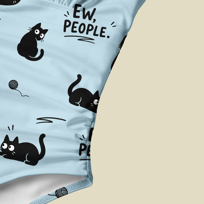 Ew People Tummy Control One Piece Swimsuit