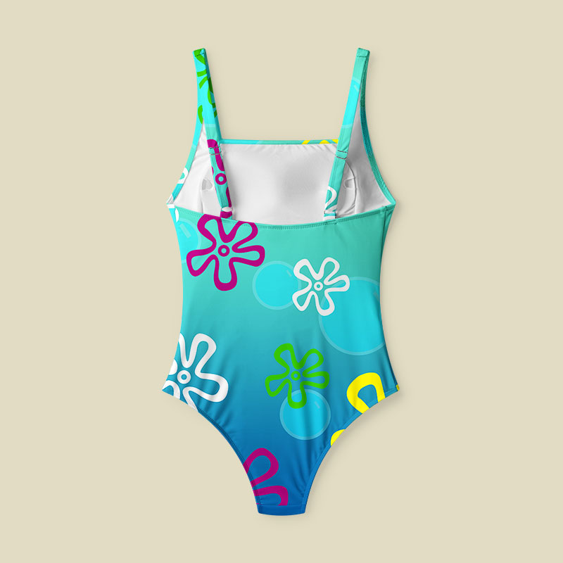 Underwater Beach Tummy Control One Piece Swimsuit