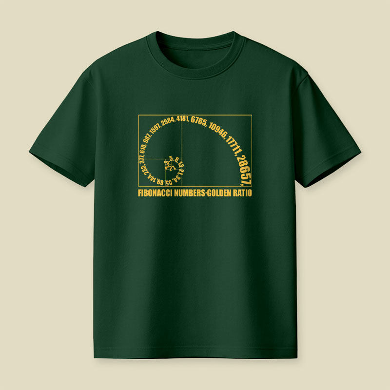 Fibonacci Numbers Golden Ratio Playful T-Shirt
