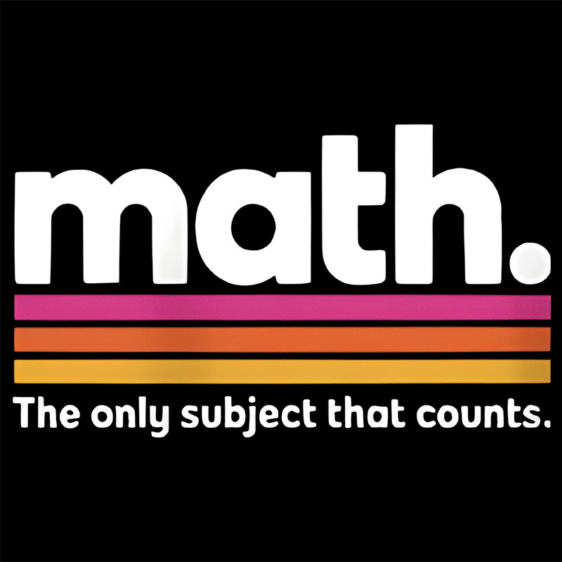 The Only Subject That Counts Math Geek Baby Tee