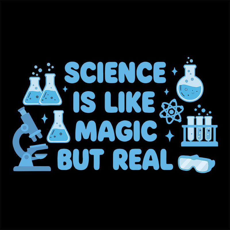 Science Is Like Magic But Real Geek Baby Tee