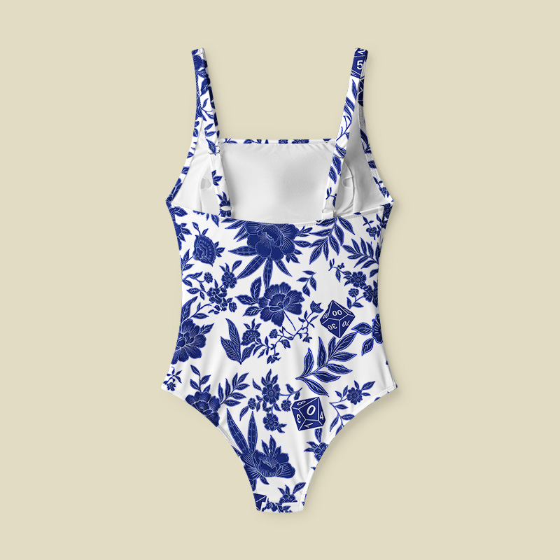 Rolling In Indigo Tummy Control One Piece Swimsuit