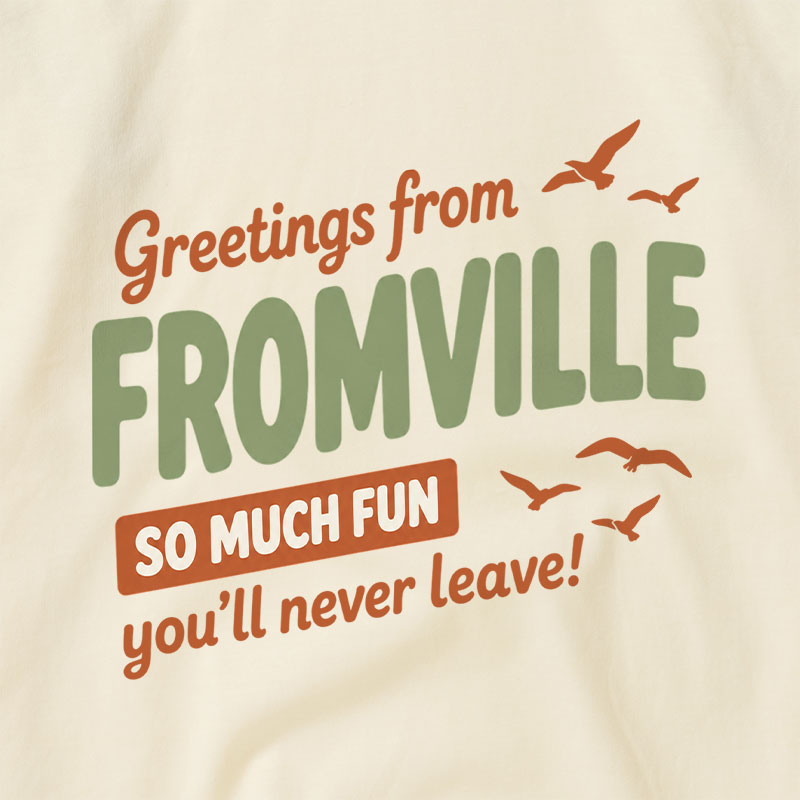 Greetings From Fromville Raglan T-shirt