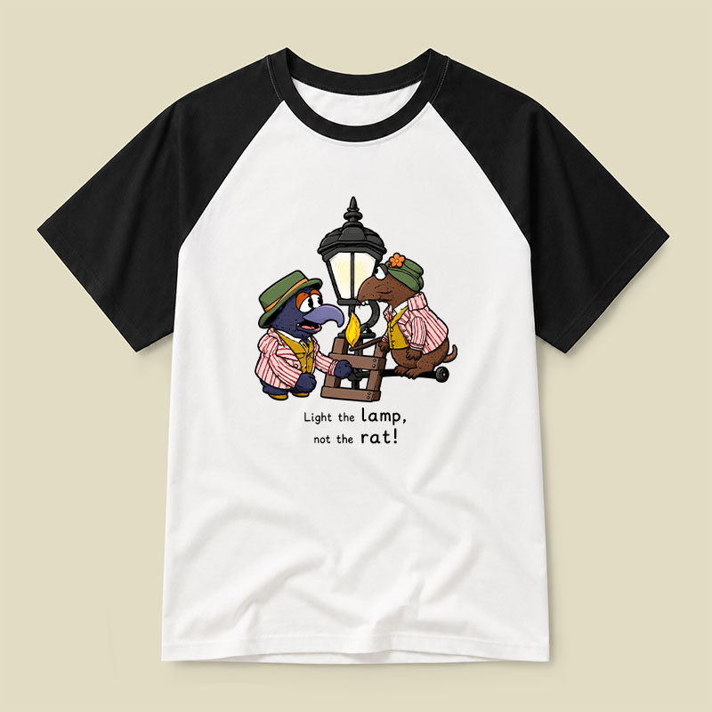 Light The Lamp Raglan T-shirt