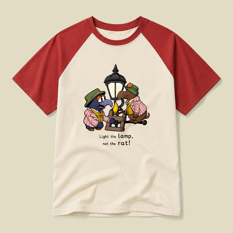 Light The Lamp Raglan T-shirt