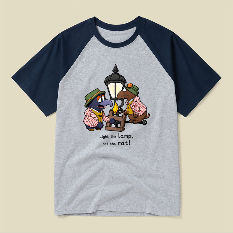 Light The Lamp Raglan T-shirt