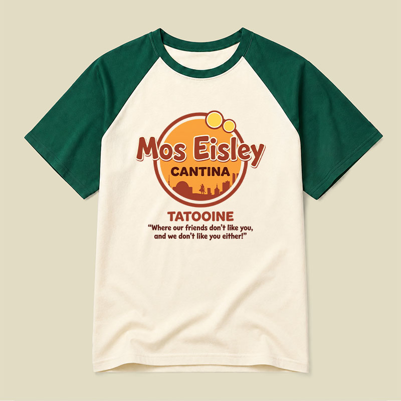 Mos Eisley Cantina Raglan T-shirt