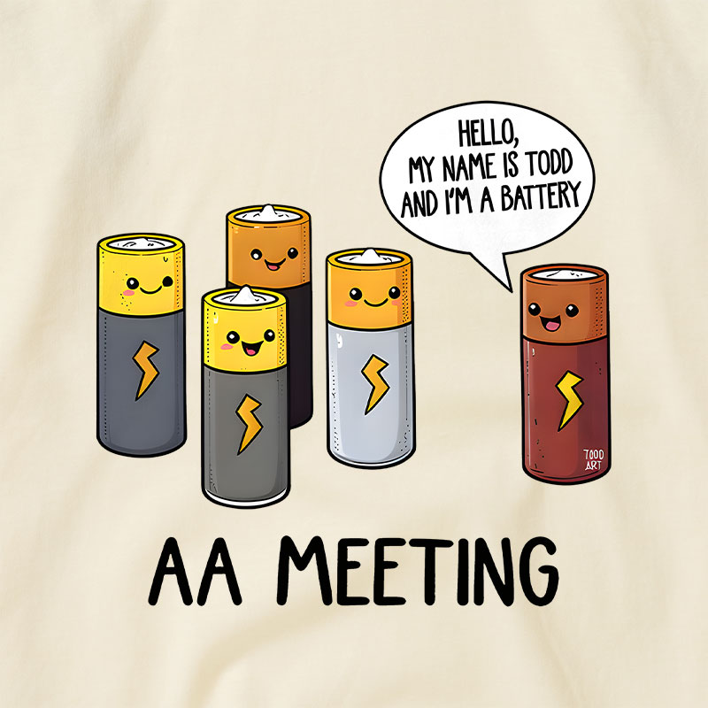 AA MEETING Raglan T-shirt