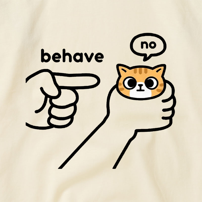 Behave Raglan T-shirt