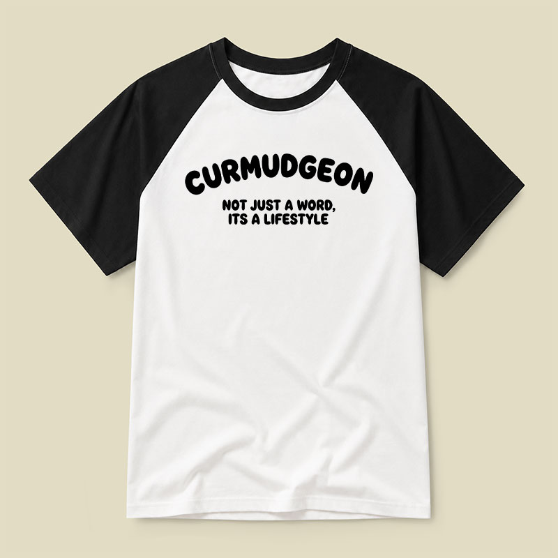 Curmudgeon Raglan T-shirt