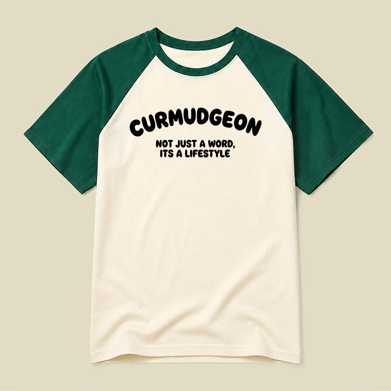 Curmudgeon Raglan T-shirt