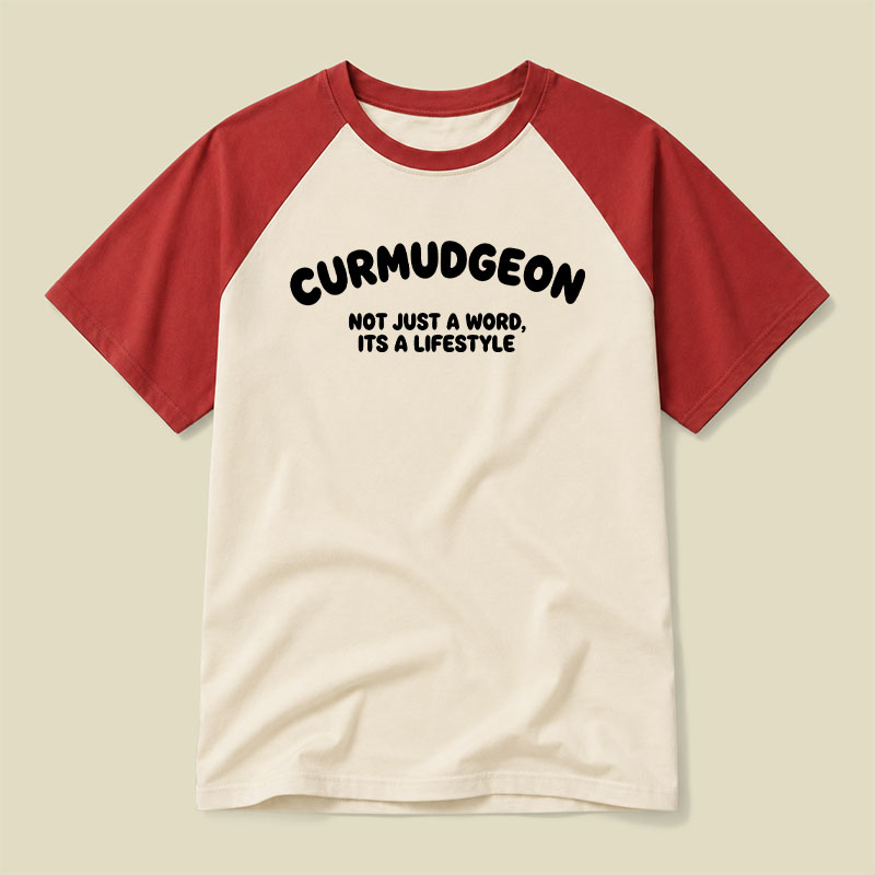 Curmudgeon Raglan T-shirt