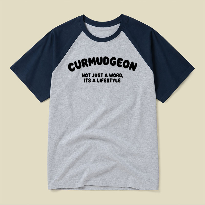 Curmudgeon Raglan T-shirt