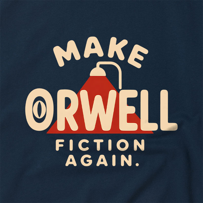 Make Orwell Fiction Again Raglan T-shirt
