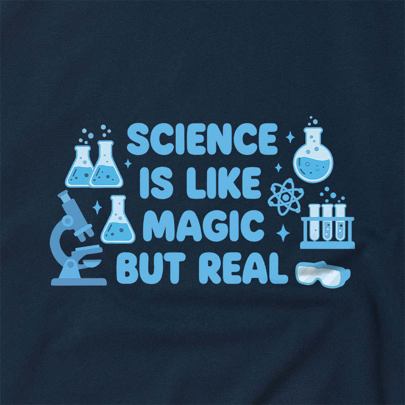 Science Is Like Magic But Real Raglan T-shirt