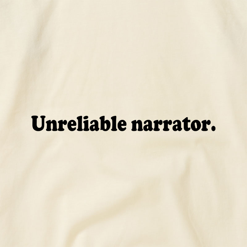 Unreliable Narrator Raglan T-shirt