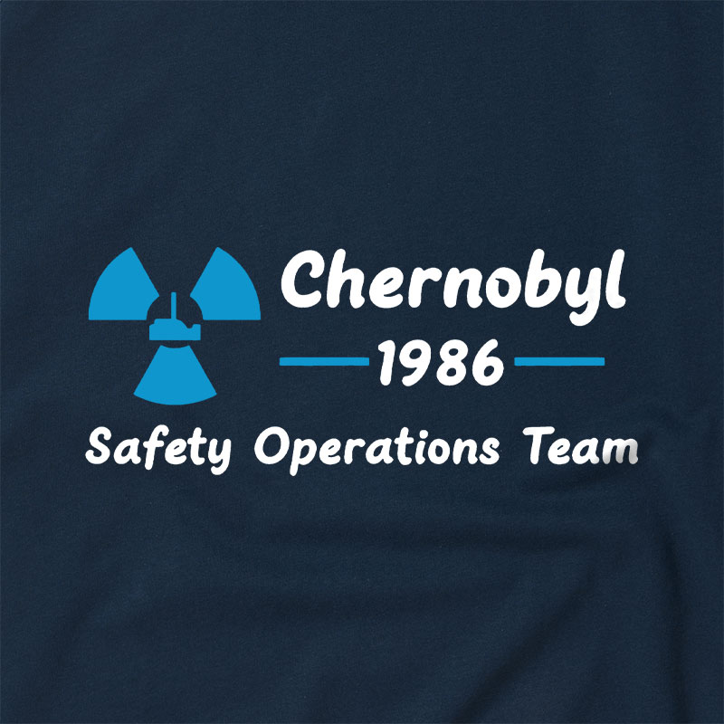 Chernobyl Safety Operations Team 1986 Raglan T-shirt