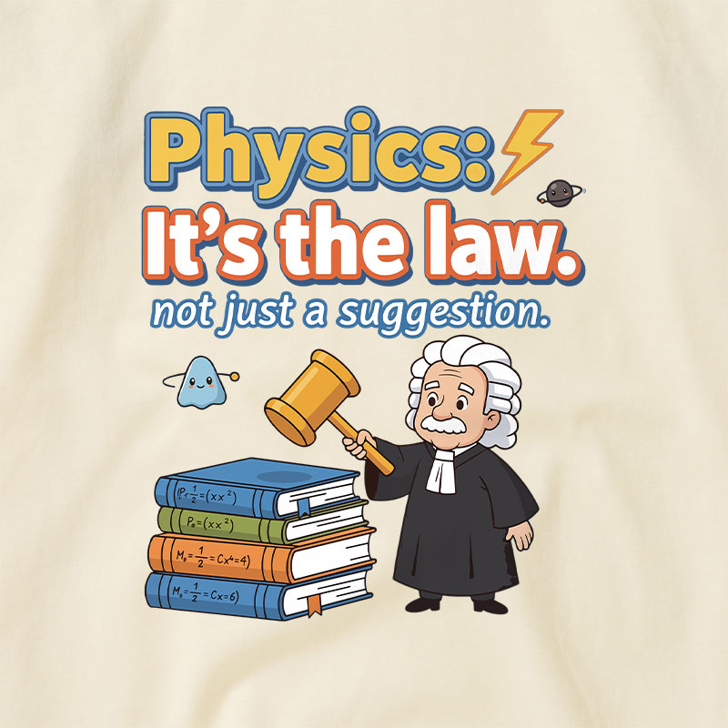 Physics Its The Law Raglan T-shirt