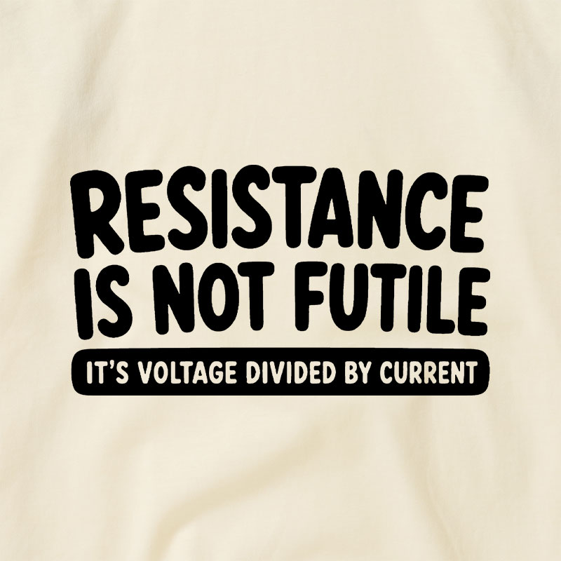 Resistance Is Not Futile Raglan T-shirt