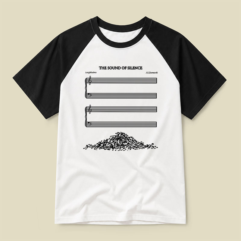 The Sound of Silence Raglan T-shirt