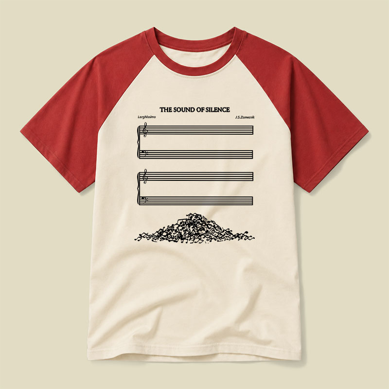 The Sound of Silence Raglan T-shirt