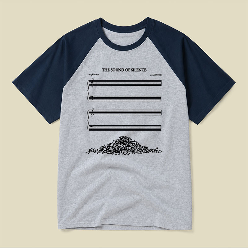 The Sound of Silence Raglan T-shirt