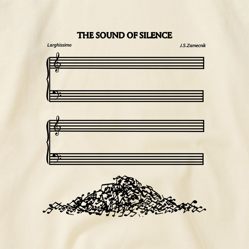 The Sound of Silence Raglan T-shirt